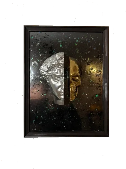 Duality Metal: opera Arte3D in stampa 3D e resina