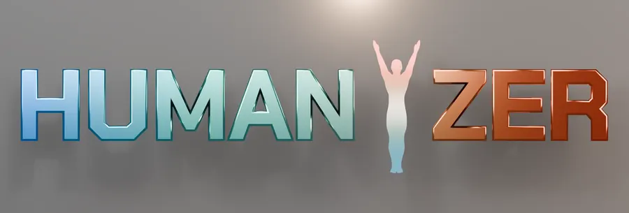 Il marchio Humanyzer modellato in 3D